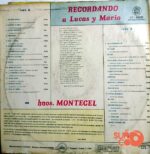 Disco de Vinilo Hermanos Montecel - Recordando A Lucas Y Mario Vinyl Record