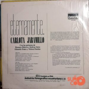 Disco de Vinilo Carlota Jaramillo - Eternamente Carlota Jaramilla Vinyl Record