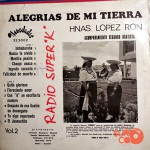 Disco de Vinilo Hermanas López Ron - Alegrías De Mi Tierra Vol 2 Vinyl Record