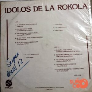 Disco de Vinilo Varios - Ídolos De La Rokola Vinyl Record