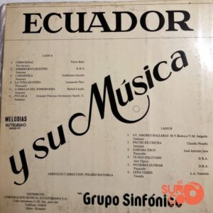 Disco de Vinilo Grupo Sinfónico - Ecuador Y Su Música Vinyl Record