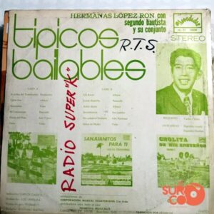 Disco de Vinilo Hermanas López Ron - Típicos Bailables En Estereo Vinyl Record