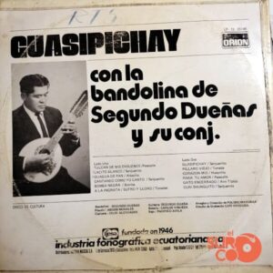 Disco de Vinilo Segundo Dueñas - Guasipichay Vinyl Record