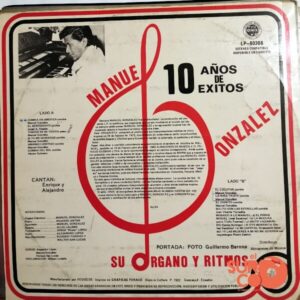 Disco de Vinilo Manuel González - 10 Años De Éxitos Vinyl Record