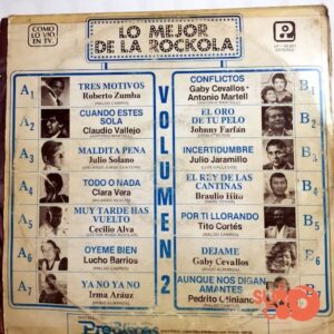 Disco de Vinilo Varios - Lo Mejor De La Rockola Vol 2 Vinyl Record