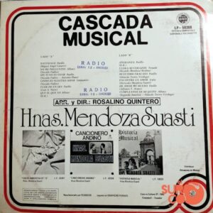 Disco de Vinilo Hermanas Mendoza Suasti - Cascada Musical Vinyl Record