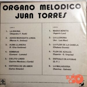 Disco de Vinilo Juan Torres - Órgano Melódico Vinyl Record