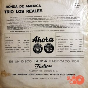 Disco de Vinilo Trío Los Reales - Ronda De América Vinyl Record
