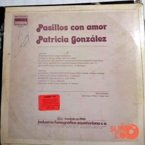 Disco de Vinilo Patricia González - Pasillos Con Amor Vinyl Record