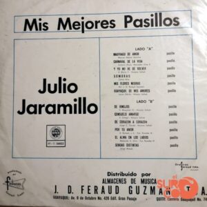 Disco de Vinilo Julio Jaramillo - Mis Mejores Pasillos Vinyl Record