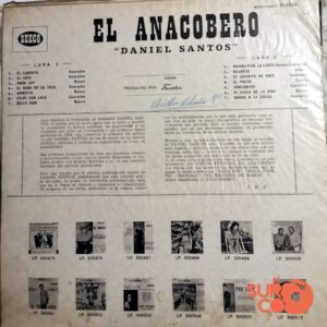 Disco de Vinilo Daniel Santos - El Anacobero Vinyl Record