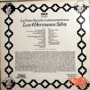 Disco de Vinilo Los 4 Hermanos Silva - La Gran Familia Latinoamericana Vinyl Record