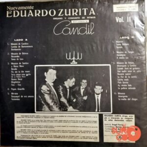 Disco de Vinilo Eduardo Zurita - Nuevamente Eduardo Zurita Vinyl Record