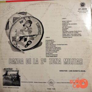 Disco de Vinilo Banda De La Segunda Zona Militar - Recorriendo Nuestra Tierra Vinyl Record