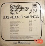 Disco de Vinilo Luis Alberto Valencia - Grandes Compositores Ecuatorianos Vinyl Record