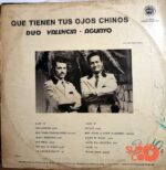 Disco de Vinilo Dúo Valencia-Aguayo - Que Tienen Tus Ojos Chinos Vinyl Record