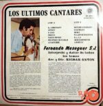 Disco de Vinilo Fernando Meseguer - Los Últimos Cantares Vinyl Record