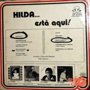 Disco de Vinilo Hilda Murillo - Hilda Está Aquí Vinyl Record