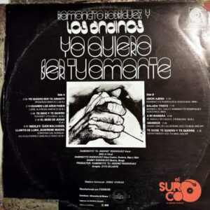 Disco de Vinilo Ramoncito Rodríguez Y Los Andinos - Yo Quiero Ser Tu Amante Vinyl Record