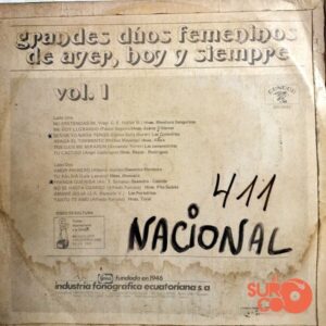 Disco de Vinilo Varios - Grandes Dúos Femeninos De Ayer Hoy Y Siempre Vinyl Record