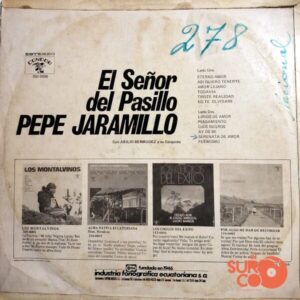 Disco de Vinilo Pepe Jaramillo - El Señor Del Pasillo Vinyl Record