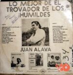 Disco de Vinilo Juan Álava - Lo Mejor De El Trovador De Los Humildes Vinyl Record