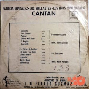 Disco de Vinilo Patricia González - Cantan Vinyl Record