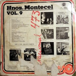 Disco de Vinilo Hermanos Montecel - Hermanos Montecel Vol 9 Vinyl Record
