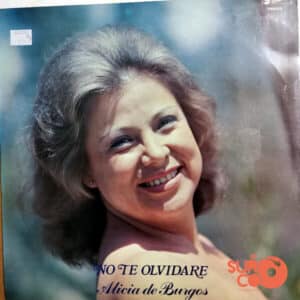 Disco de Vinilo Alicia De Burgos - No Te Olvidaré Vinyl Record