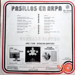 Disco de Vinilo Gonzalo Castro - Pasillos En Arpa Vinyl Record