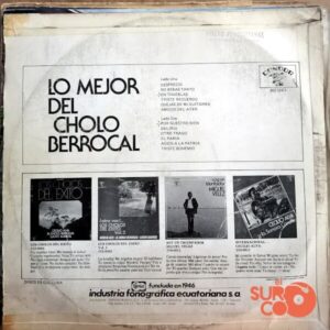 Disco de Vinilo El Cholo Berrocal - Lo Mejor De El Cholo Berrocal Vinyl Record