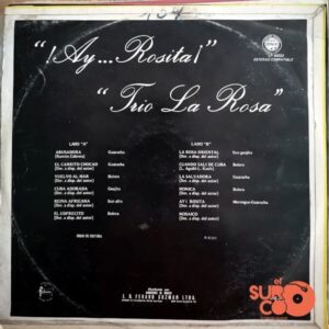 Disco de Vinilo Trío La Rosa - Ay Rosita Vinyl Record