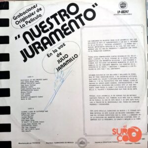 Disco de Vinilo Julio Jaramillo - Nuestro Juramento Vinyl Record
