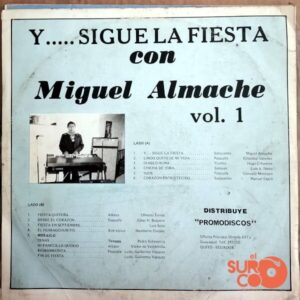 Disco de Vinilo Miguel Almachi - Y Sigue La Fiesta Vinyl Record