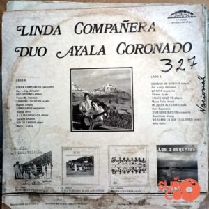 Disco de Vinilo Dúo Ayala Coronado - Linda Compañera Vinyl Record