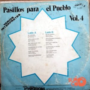 Disco de Vinilo Varios - Pasillos Para El Pueblo Vol 4 Vinyl Record