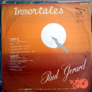 Disco de Vinilo Paúl Gerard - Inmortales Vinyl Record