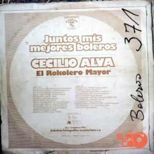 Disco de Vinilo Cecilio Alva - Juntos Mis Mejores Boleros Vinyl Record