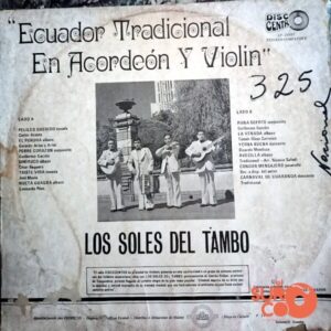 Disco de Vinilo Los Soles Del Tambo - Ecuador Tradicional En Acoerdeón Y Violín Vinyl Record