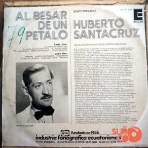 Disco de Vinilo Huberto Santacruz - Al Besar De Un Pétalo Vinyl Record