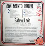 Disco de Vinilo Gabriel León - Con Acento Propio Vinyl Record