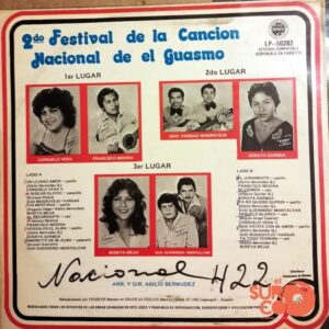 Disco de Vinilo Varios - 2do Festival De La Canciòn Nacional De El Guasmo Vinyl Record