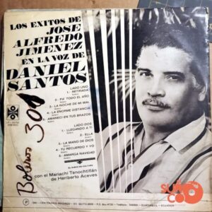 Disco de Vinilo Daniel Santos - Daniel Santos Con El Mariachi Tenochtitlan De Heriberto Aceves Vinyl Record