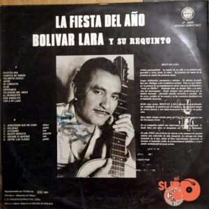 Disco de Vinilo Bolívar Lara - La Fiesta Del Año Vinyl Record