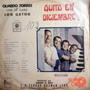 Disco de Vinilo Olmedo Torres - Quito En Diciembre Vinyl Record
