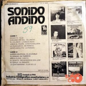 Disco de Vinilo Varios - Sonido Andino Vinyl Record