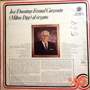 Disco de Vinilo José Domingo Feraud Guzmán - Al Órgano Vinyl Record