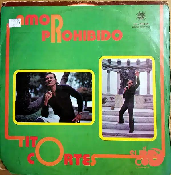 Disco de Vinilo Tito Cortes - Amor Prohibido Vinyl Record