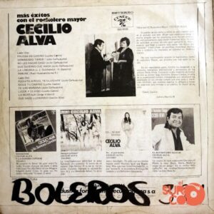 Disco de Vinilo Cecilio Alva - Más Éxitos Con El Rockolero Mayor Vinyl Record