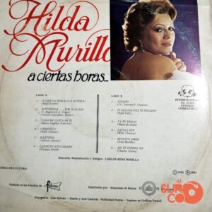 Disco de Vinilo Hilda Murillo - A Ciertas Horas Vinyl Record